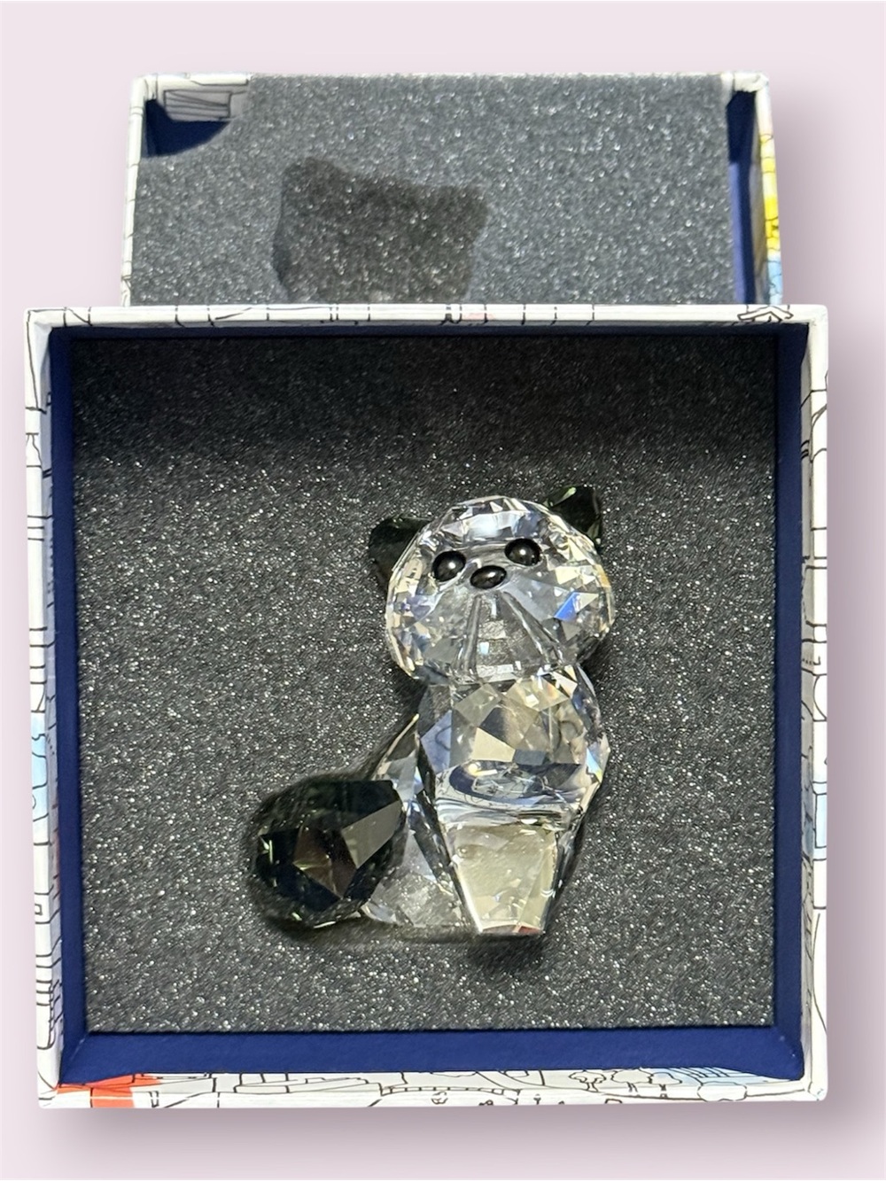 NIB Swarovski Crystal Lovlots House Of Cats - Alexander Retired 1119917